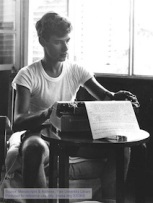 David Apter in 1953 at University College of the Gold Coast, photo by Eleanor Apter.  Click for Apter Collection at Yale University Manuscripts and Archives